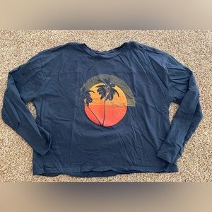 O’Neill Sunset Long Sleeve Crop Top size L